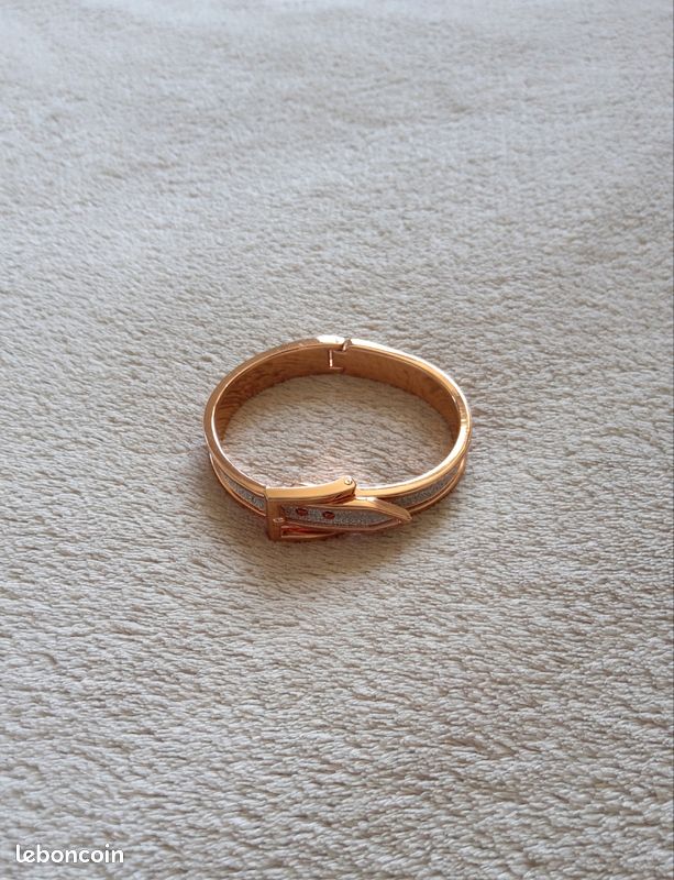 Bracelet rigide ceinture pailletée (image 1)