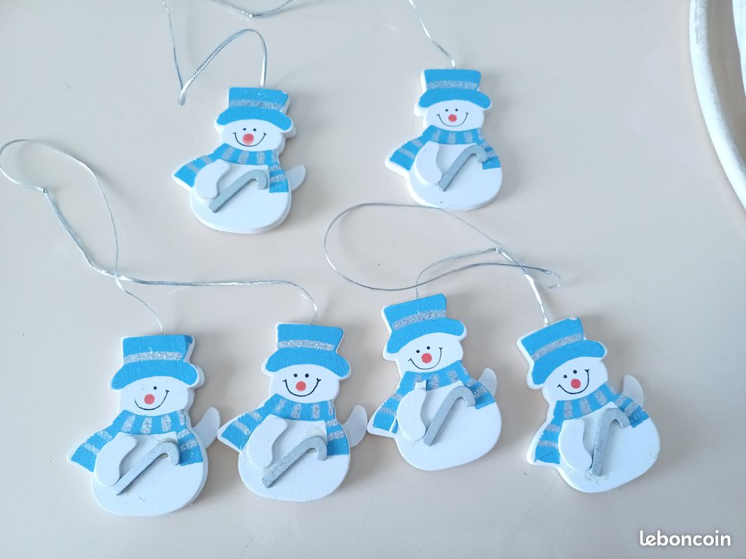 Trio de double bonhomme de neige (image 1)