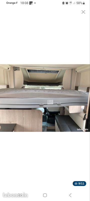 Camping car Chausson 718 XLB spécial avec attelage édition
2019 4 places (image 5)