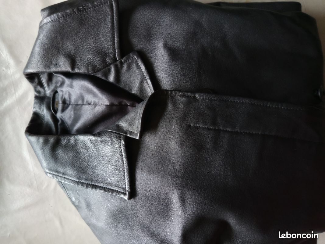 Manteau simili cuir T 38 (image 9)