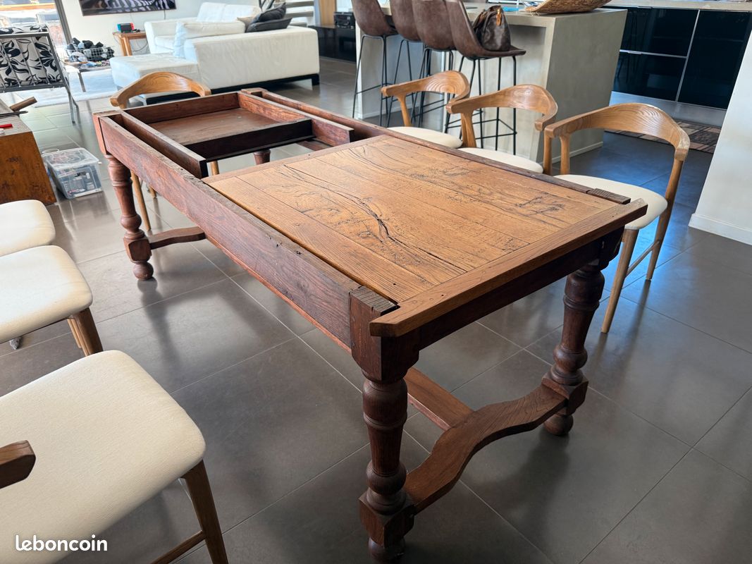 Pieds de table en bois massif (image 3)