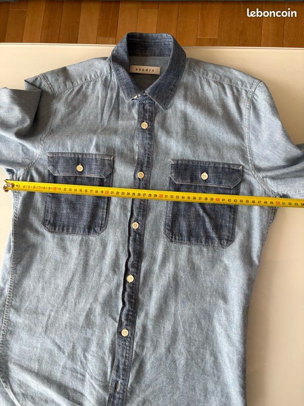 Chemise en jean - Sandro - Taille S (image 10)