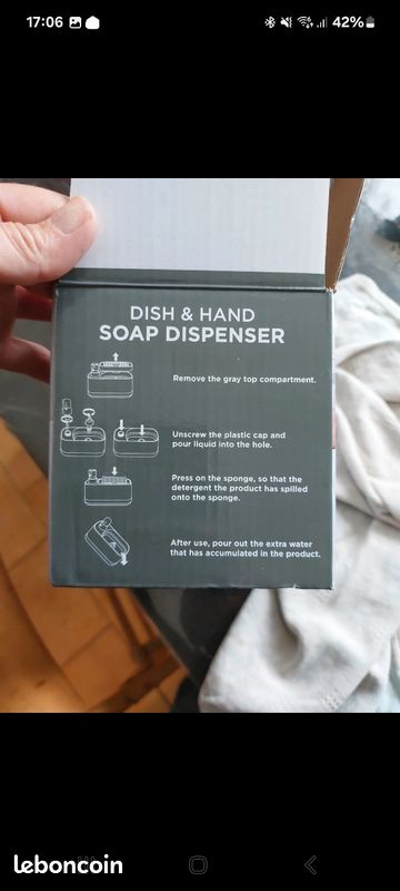 Distributeur liquide vaisselle et mains (image 3)