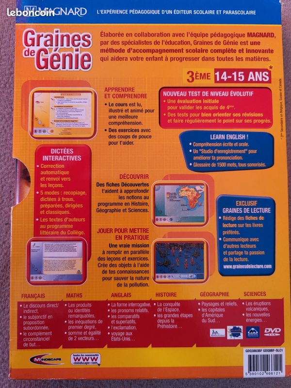 Graines de génie 3ème sur PC (image 3)