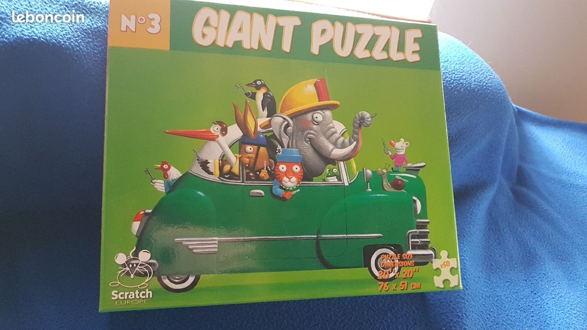 Puzzle aux pièces très grand format (image 1)