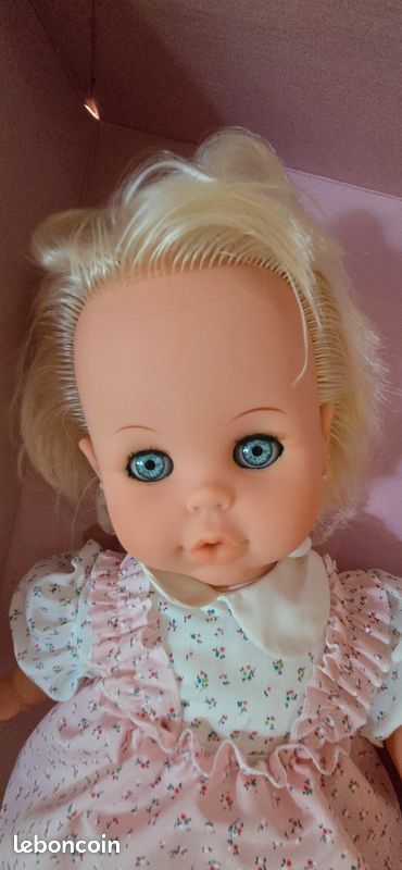 Poupée Benjamine 26 Cm - Reproduction Française - Tête Biscuit Porcelaine, Yeux Verre