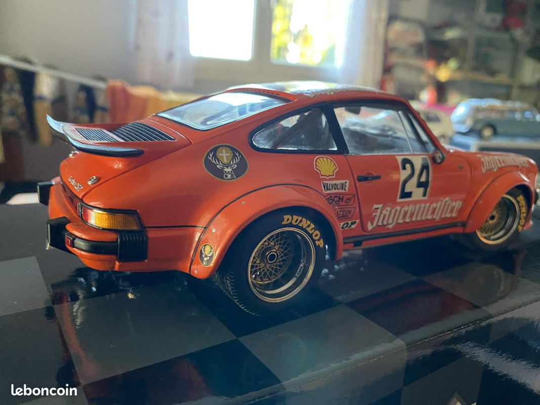 Porsche 934 RSR Le Mans 1977 N°56 X-Ray Bousquet Grandet – Exoto 1/18 RLG 19090, Zamac Noir, état Impeccable