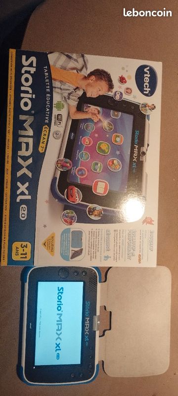 Tablette v-tech Storio max xl 2.0 bleue (image 1)