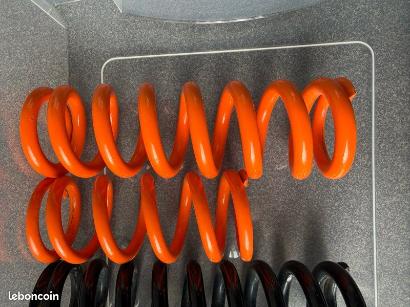 Ressorts amortisseurs Fox DHX Acier noir et SLS orange (image 7)
