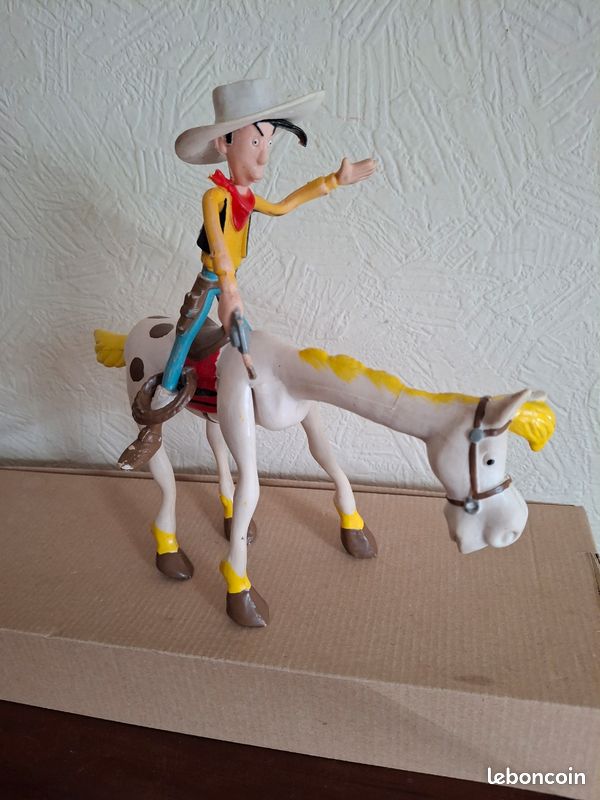Figurine à Assembler Lucky Luke - Édition De Mai 1984, Modèle Vintage D'occasion