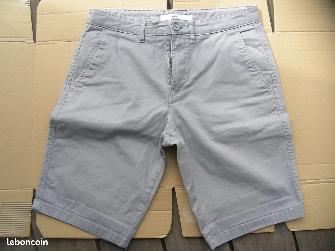 Bermuda, Celio, couleur gris, T38 (ou M) (image 1)