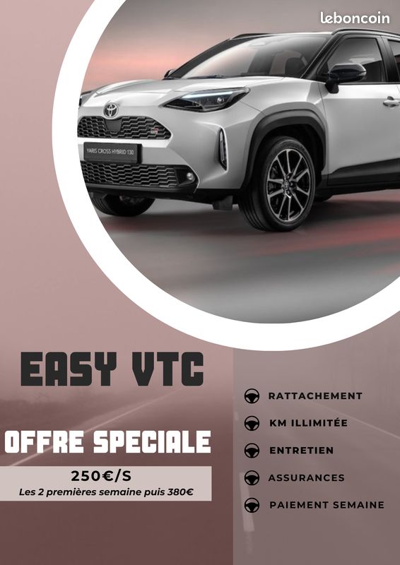 Location véhicule kilométrage illimité VTC Autres services