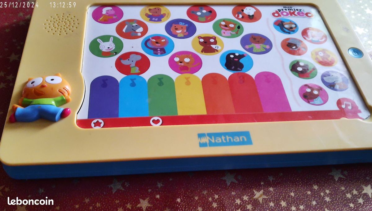 Nathan Mon Premier Dokeo – Encyclopédie Parlante Interactive – 400 Mots Et 24 Planches – Dès 2 Ans