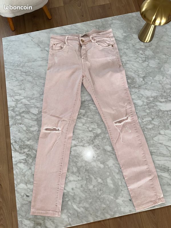 jeans rosas stradivarius