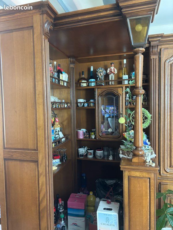Buffet en bois+ bar (image 1)