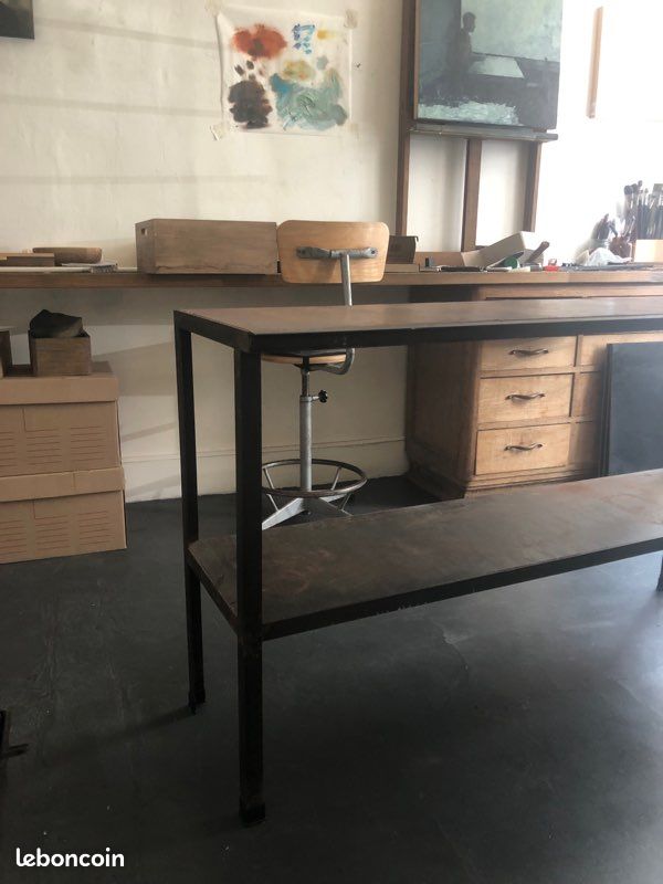 Console acier et bois (image 2)