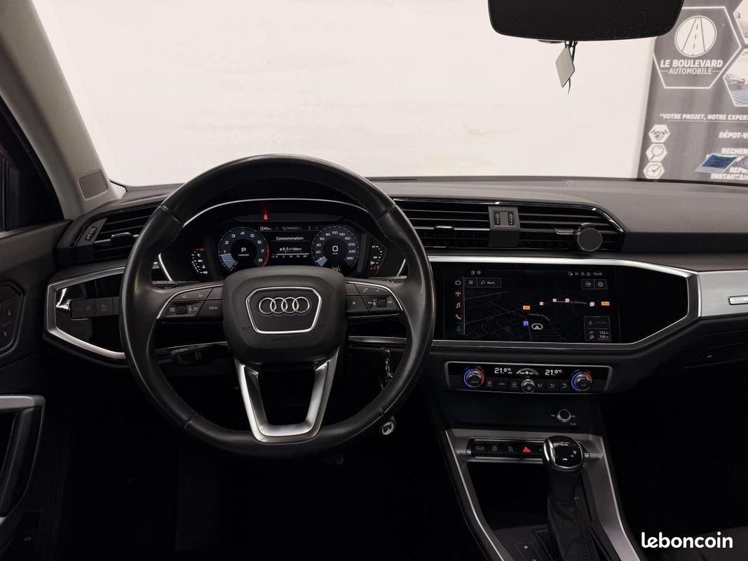 AUDI Q3 (315 euros/mois) Business Line 35 TFSI 150CV S-tronic CAMERA CARPLAY (image 15)