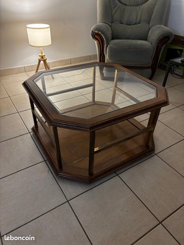 Table basse vitrée (image 3)