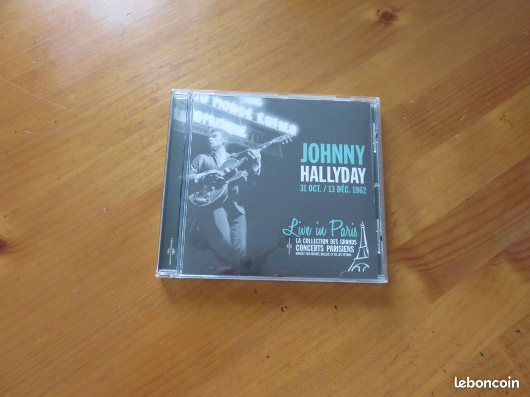 J hallyday cd live in paris (image 1)