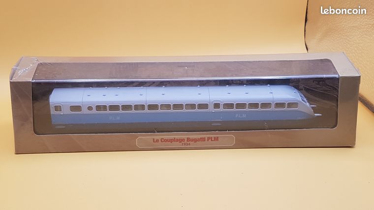 Autorail Couplage Bugatti PLM Atlas HO – Neuf Scellé Non Motorisé – Échelle HO