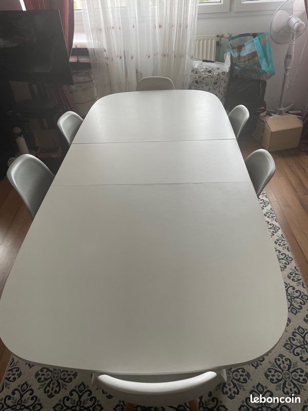 Table de salle à manger extensible scandinave (image 5)