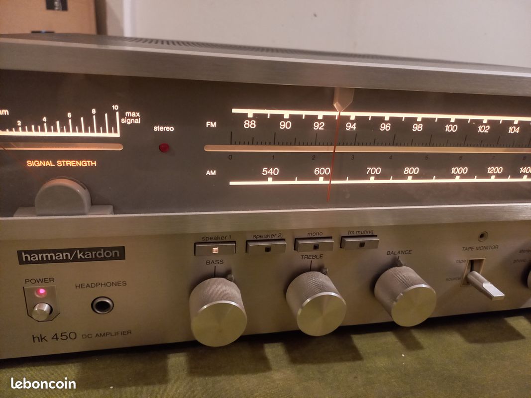 Harman-Kardon HK 3480 RDS Ampli-Tuner (Récepteur) stéréo. (D'occasion