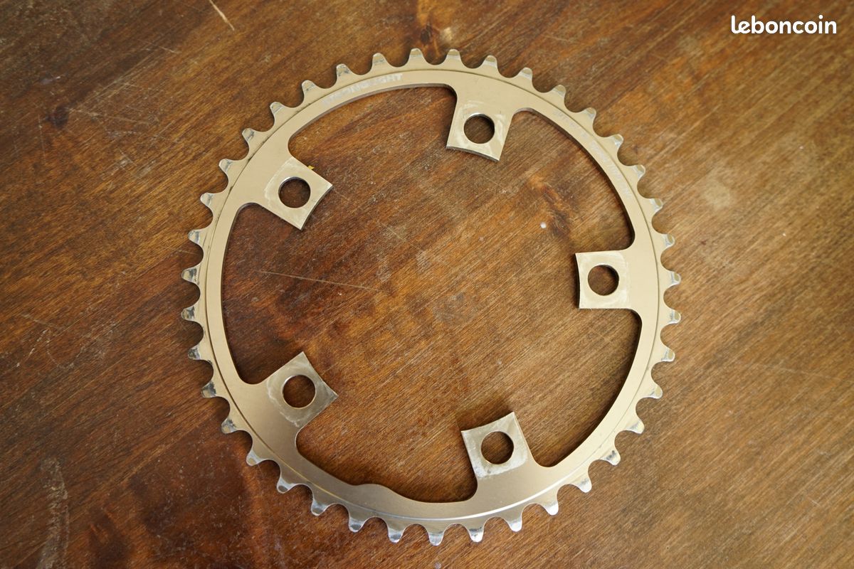Plateau De Vélo De Route Vintage Stronglight 99 - 42 Dents - 86 BCD - Aluminium - Peu Utilisé
