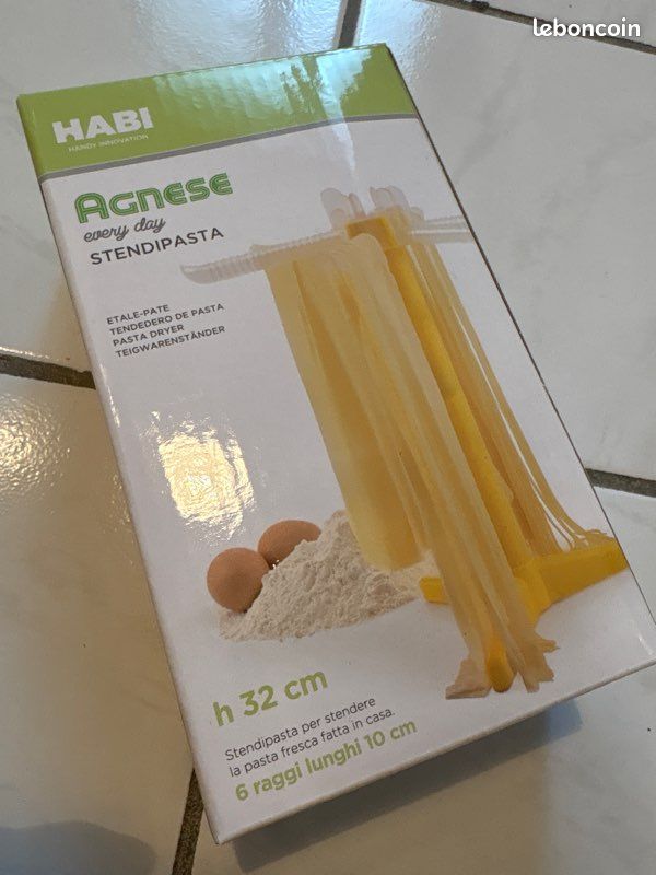 Séchoir à Pâtes Fraîches En Bois - Support Pliable 49,5x49,5x44 Cm, 9 Tiges Amovibles, Pour Spaghetti, Nouilles, Lasagnes