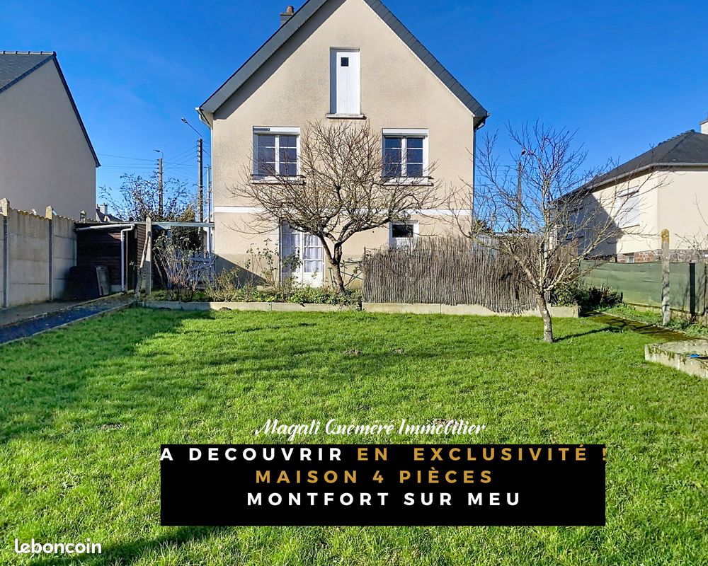 Maison 4 pièces 86 m² · à Montfort-sur-Meu · 86 m² · 209 990 €
