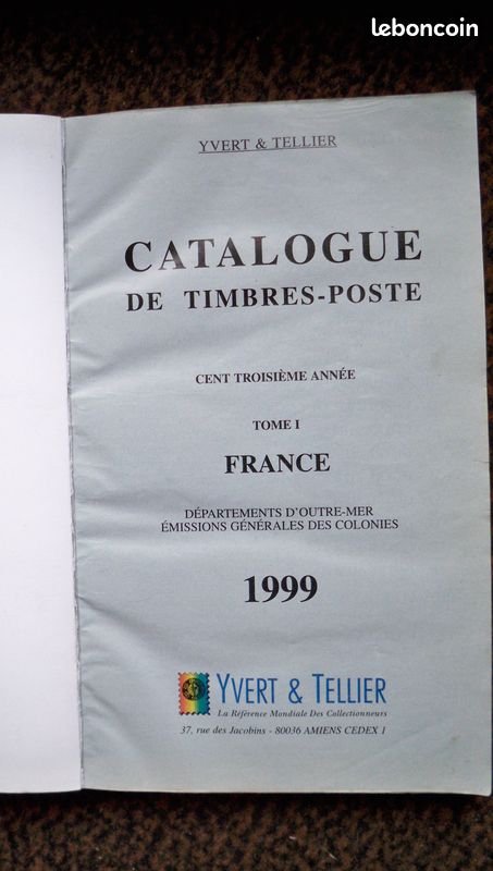 Catalogue yvert et tellier 1996 / 1999 (image 4)