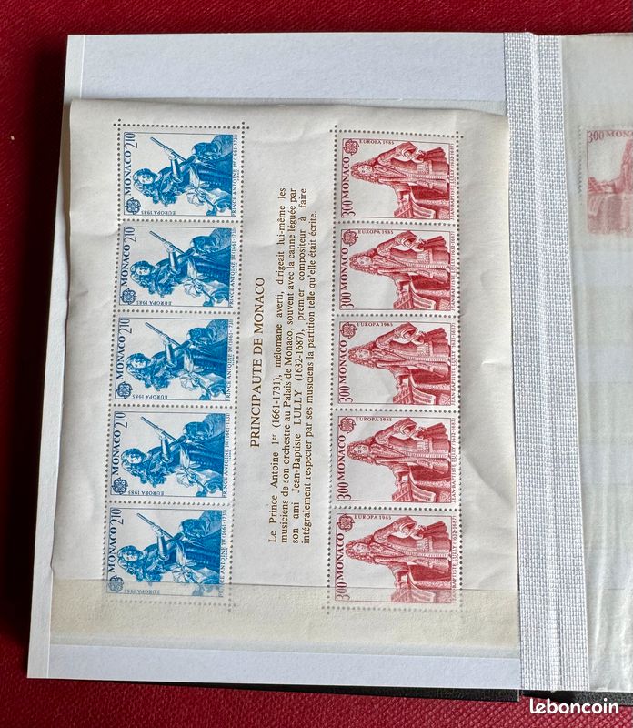 Philatélie : Timbres EUROPA 1985 – Collection complète (image 10)