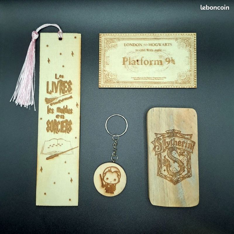 Marque-page blason de Serpentard - Harry Potter