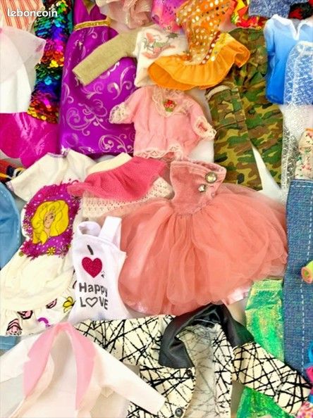 Barbie Clone Poupées Mannequins Lot Vêtements Accessoires Collection Vintage Années 80 90 (image 8)