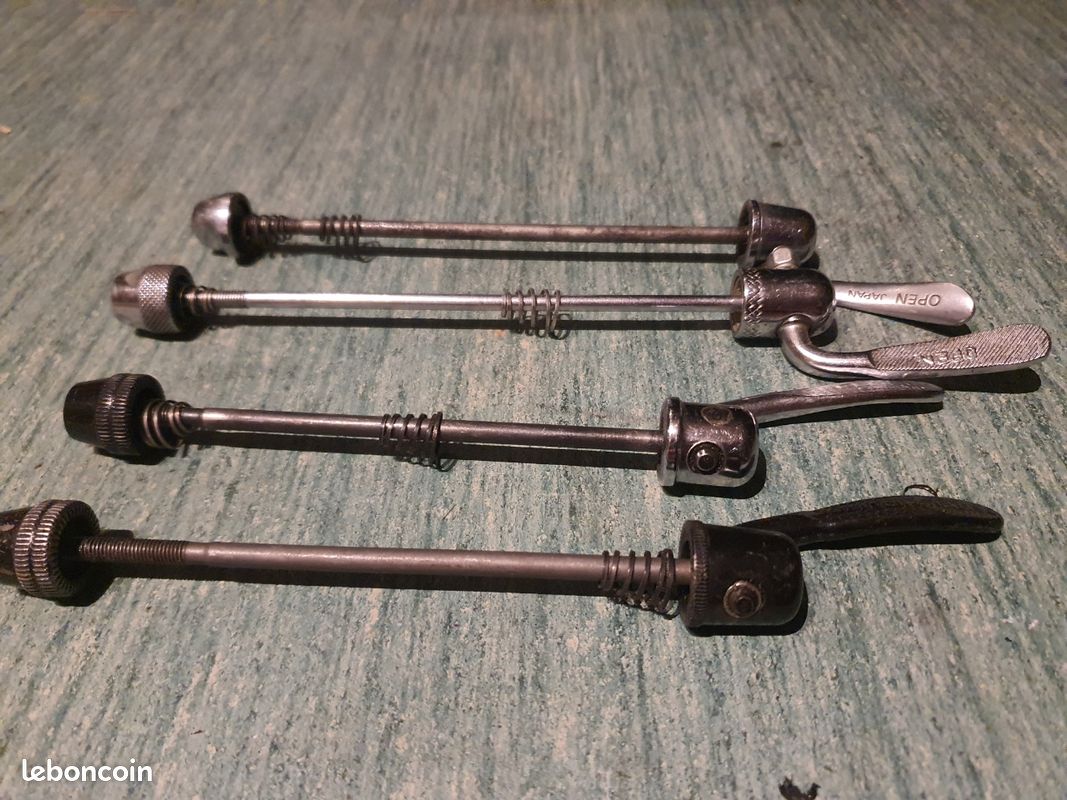 1 Paire D'Axes Libération Rapide Avant Arrière Pour Vélo En