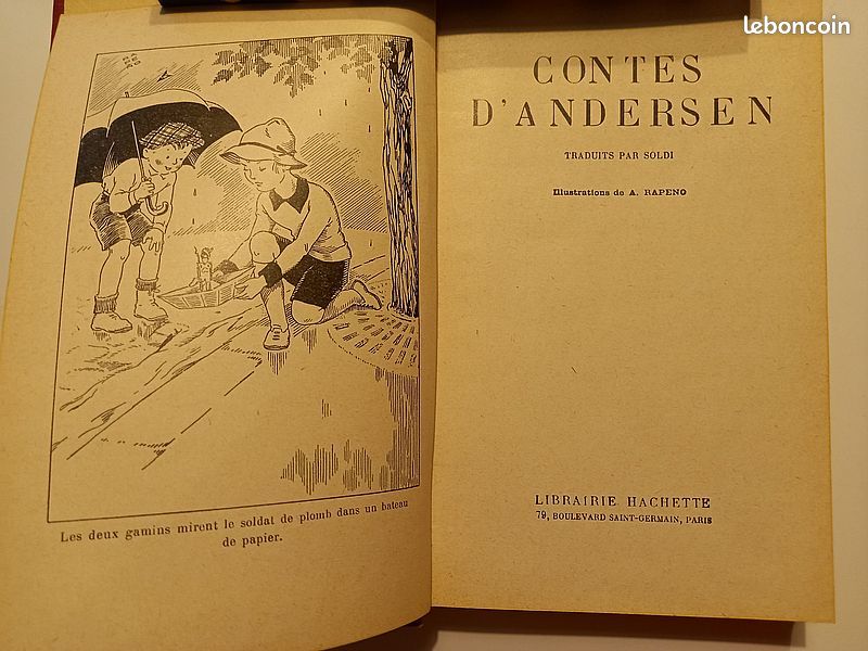 Bibliothèque Rose Hachette 1954 Contes d'Andersen (image 5)