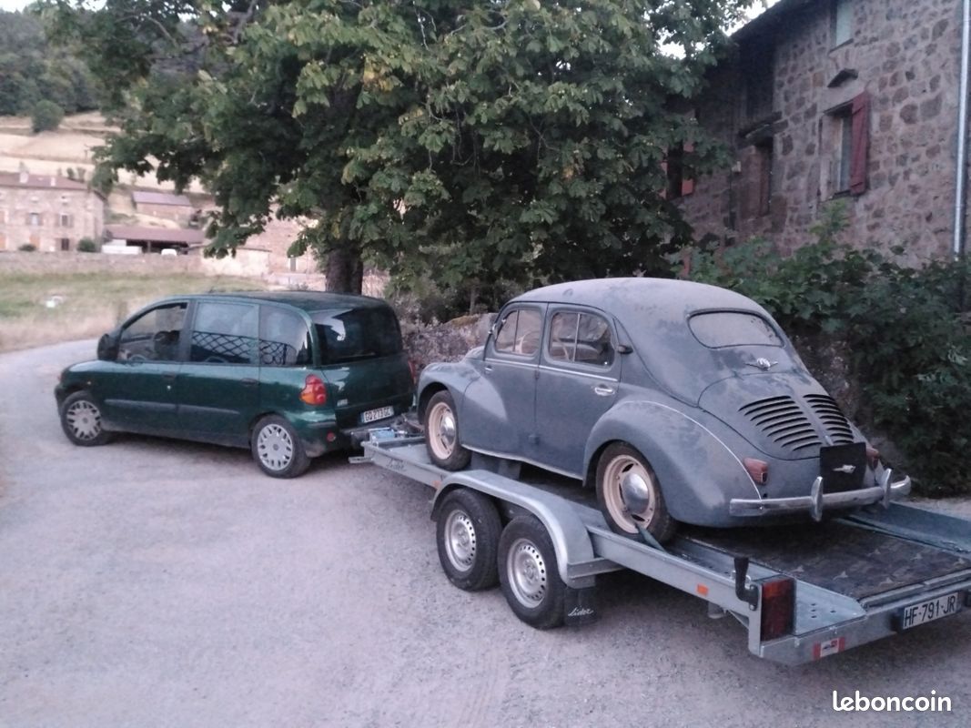 Location remorque porte voiture basculante + rampes 7j/7 (image 1)