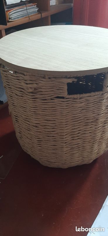 Petite table avec panier de rangement (image 3)