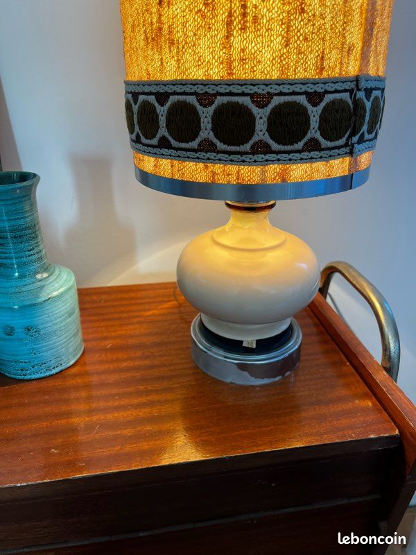 Lampe vintage année 70 rétro mid century (image 16)