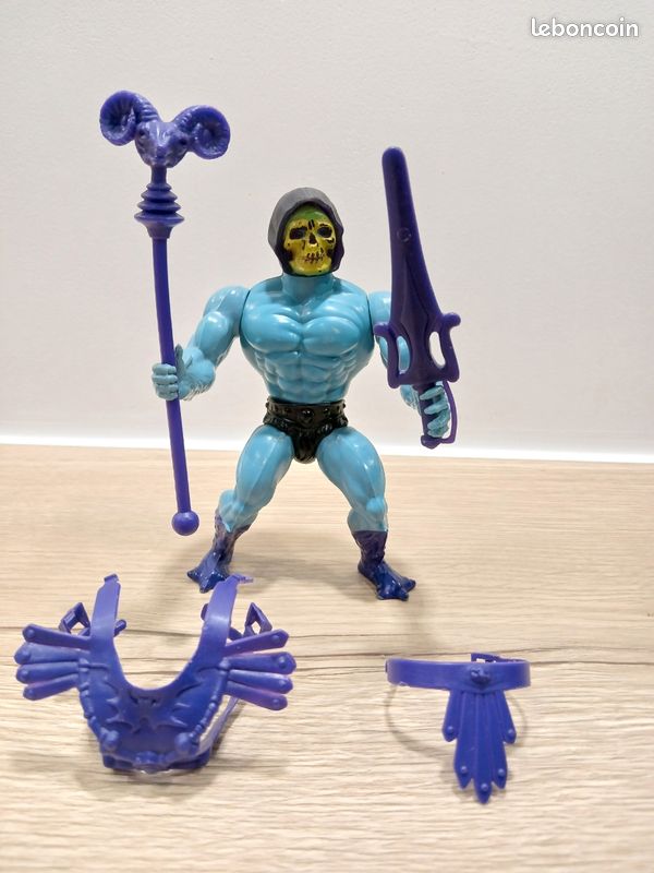 FIGURINE MAITRE DE L'UNIVERS 1981-SKELETOR Battle Armor VINTAGE MATTEL