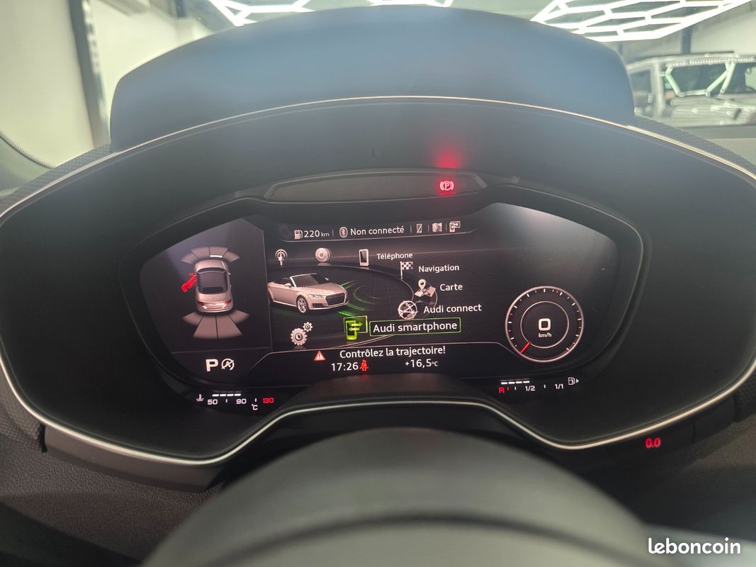 Audi TTS 2.0TFSI 310CH CABRIOLET / radar av et ar / carplay & android auto / Virtual cockpit / système audio Bang & Olufsen 3D (image 26)