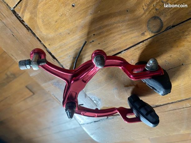 Étrier De Frein Avant BMX Vintage Rouge MX1000 Boulonné - Années 80/90