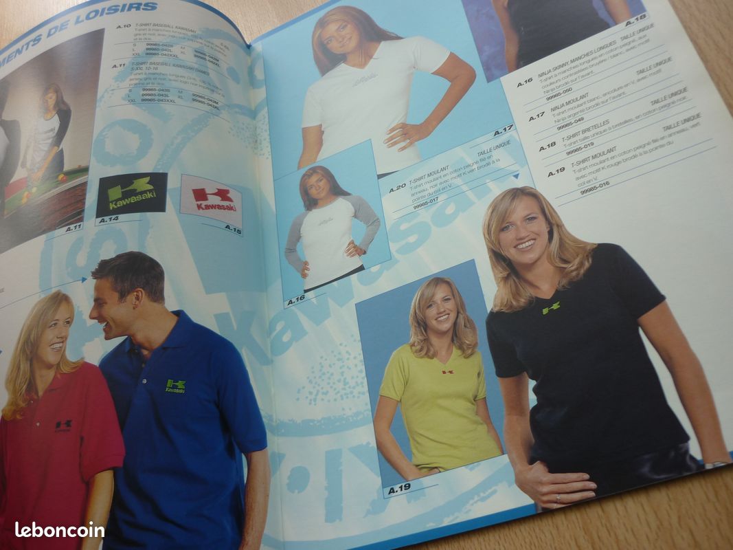Prospectus KAWASAKI vêtements de 2002 à 15 euros (image 2)