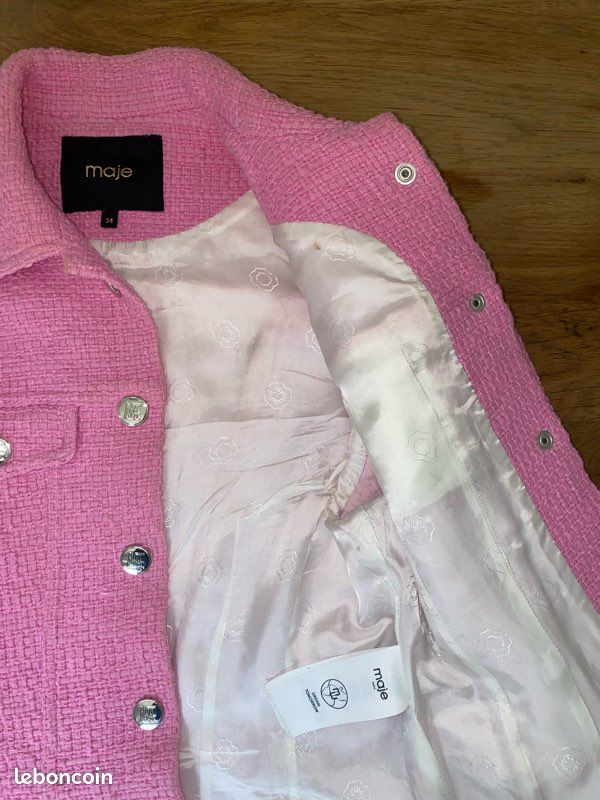Ensemble MAJE rose magenta comme neuf - Vêtements display picture 2