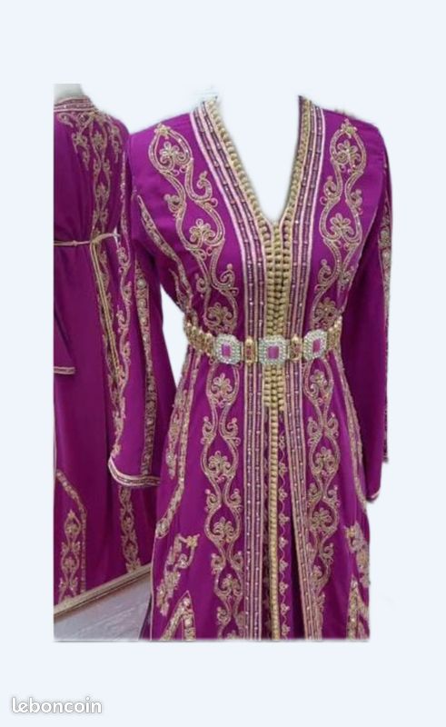 Caftan takchita rose or gold M 160e Vêtements