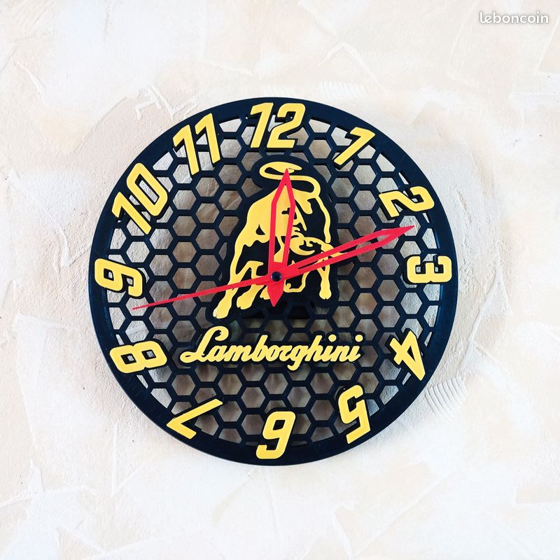 Lampe LED 3D avec impression Lamborghini