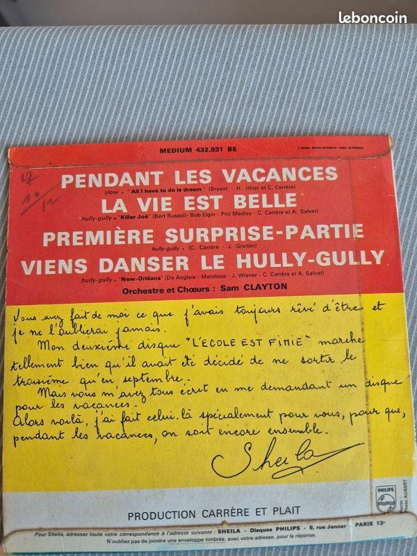 3eme disque sheila (image 2)