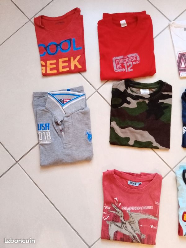 T-shirt manches courtes 8 ans (image 2)