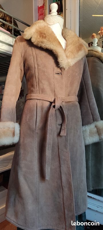 Shearling Coat Veste En Mouton RetournÃ© Femme Manteau Mouton