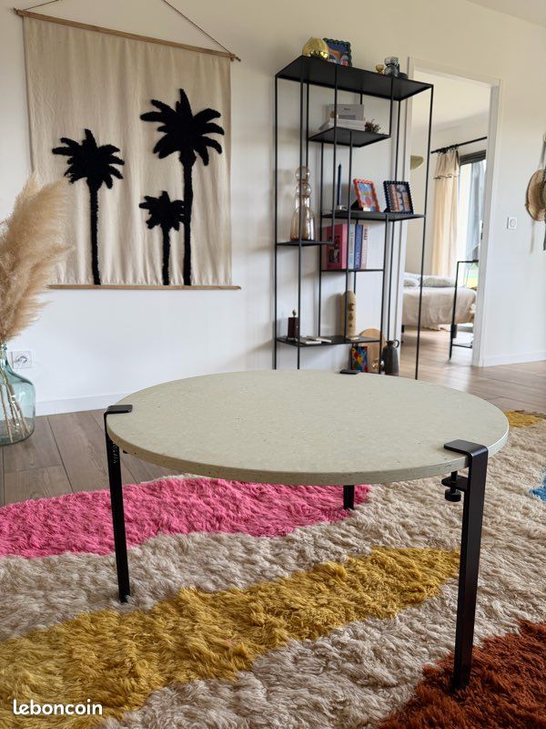 Table basse ronde TIPTOE (image 1)
