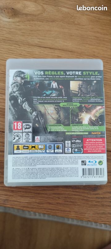 Splinter cell Blacklist ps3 (image 2)
